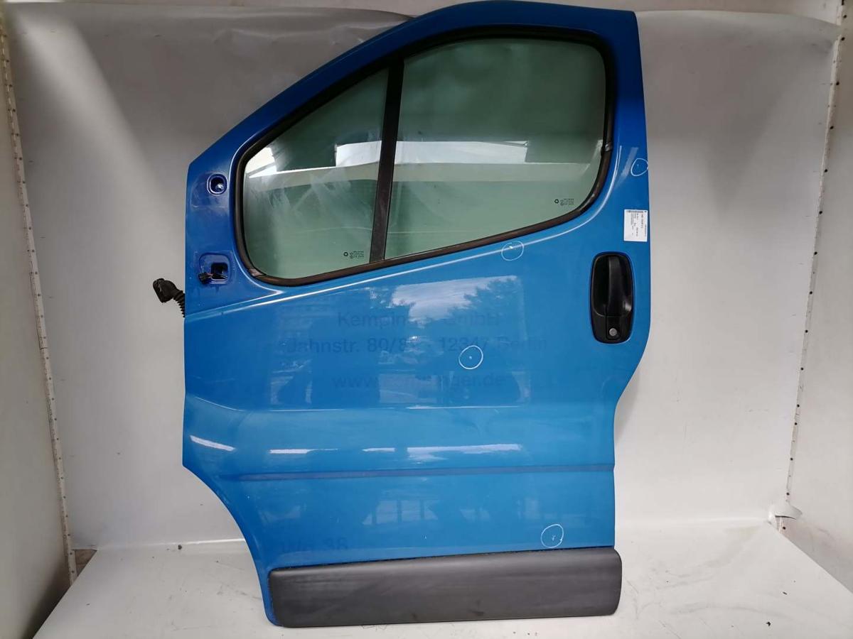 Renault Trafic 2 original Tür vorn links OV489 Blau Bj.2011
